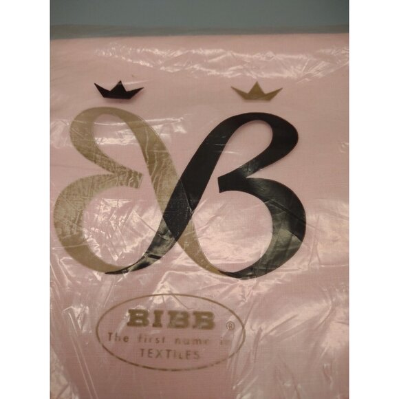 Vintage Bibb Kennesaw USA Pink One Sheet Double Bed 81 x99" New Old Stock, READ - Picture 5 of 13